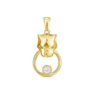 Лот: 24649318. Фото: 1. Подвеска с фианитами. Кулоны, подвески