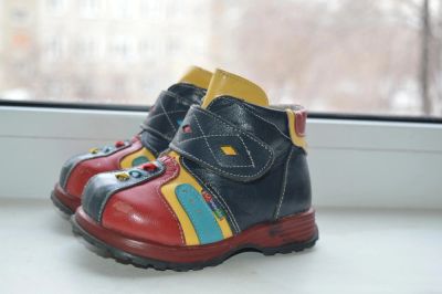 Лот: 5999726. Фото: 1. ботинки- сапожки осенние, кожа... Ботинки