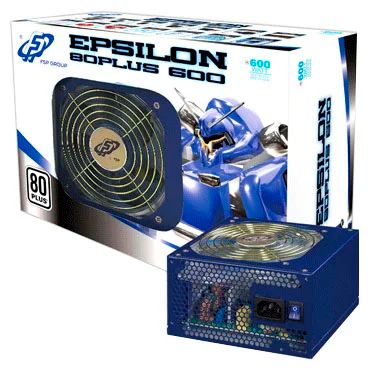 Лот: 3247508. Фото: 1. FSP Group Epsilon 80PLUS 600W. Корпуса, блоки питания