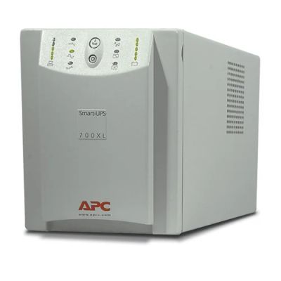 Лот: 4234453. Фото: 1. APC Smart-UPS 700VA белый, рабочий... ИБП, аккумуляторы для ИБП