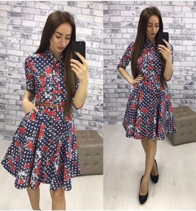 Лот: 11354808. Фото: 1. Стильное летнее платье. Новое... Платья