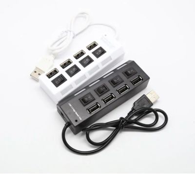 Лот: 6358542. Фото: 1. USB 2.0 HUB на четыре порта с... USB хабы