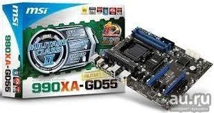 Лот: 8263898. Фото: 1. Материнская плата MSI 990XA-GD55... Материнские платы