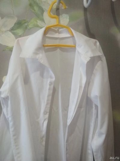 Лот: 16441920. Фото: 1. Рубашка школьная белая. Рубашки, блузки, водолазки