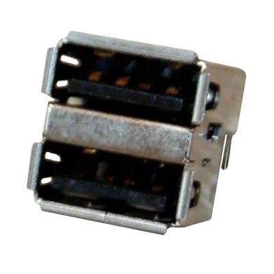 Лот: 25330930. Фото: 1. Разъем USB 024 двойной. Шлейфы, разъёмы