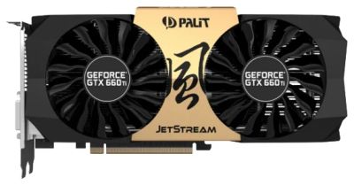 Лот: 5078106. Фото: 1. Palit GTX 660 Ti Jetstream. Видеокарты