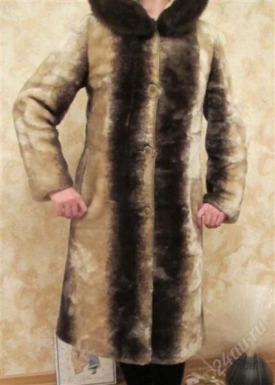 Лот: 1493253. Фото: 1. Мутоновая шуба. Верхняя одежда