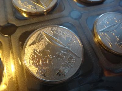 Лот: 3431512. Фото: 1. РФ 25 рублей 2014 г. Сочи Факел. Россия после 1991 года
