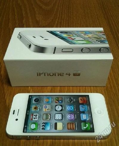 Лот: 2570103. Фото: 1. Iphone 4s 16 gb белый (оригинал... Смартфоны
