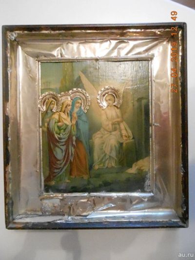 Лот: 13619938. Фото: 1. Икона Святые Жены Мироносицы. Иконы