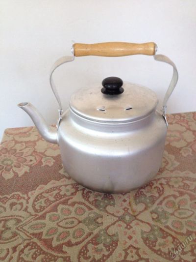 Лот: 5700611. Фото: 1. Чайник алюминиевый. Чайники, кофемашины, кулеры