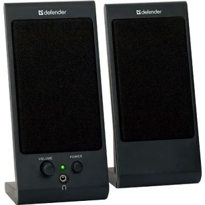 Лот: 11108626. Фото: 1. Колонки Defender 2.0 SPK 170 черный... Активные акустические системы
