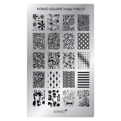 Лот: 7404600. Фото: 1. Пластина KONAD Square Plate (стемпинг... Украшения, дизайн ногтей