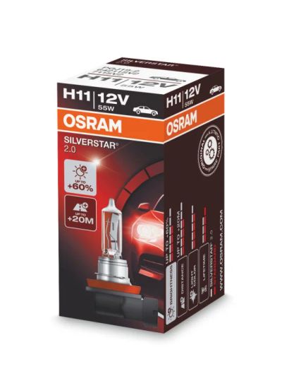 Лот: 11304716. Фото: 1. Osram H4 Silverstar 2.0 64193SV2. Оптика и освещение
