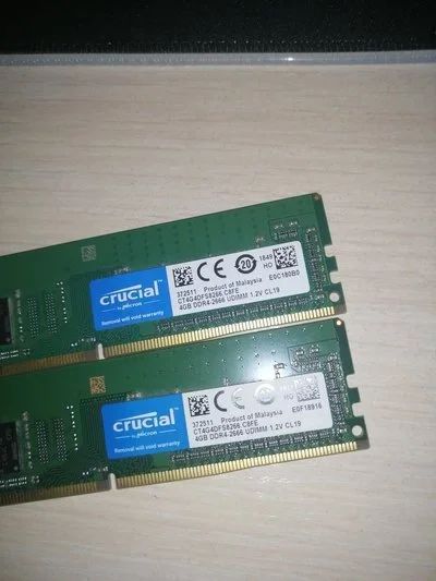 Лот: 17263822. Фото: 1. Оперативная память crushal ddr4... Оперативная память