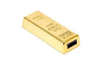 Лот: 5707427. Фото: 1. Флешка GOLD (слиток) 64GB. USB-флеш карты