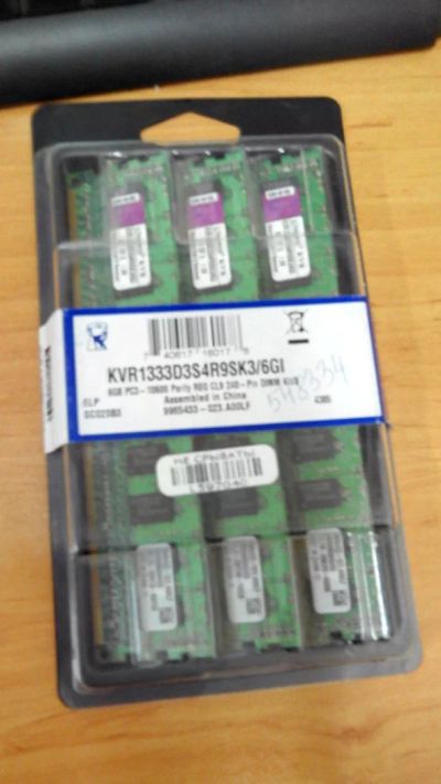 Лот: 4661890. Фото: 1. Kingston KVR1333D3S4R9SK3/6GI... Оперативная память