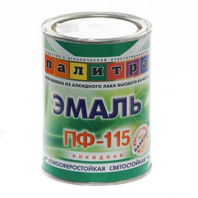 Лот: 24100109. Фото: 1. Эмаль Палитра, ПФ-115, алкидная... Краски, лаки, растворитель