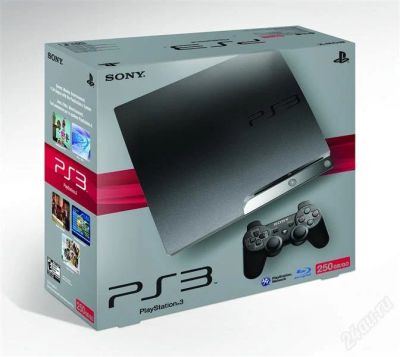 Лот: 1848301. Фото: 1. Playstation 3 ( PS3 slim ) 250GB... Игровые приставки, консоли