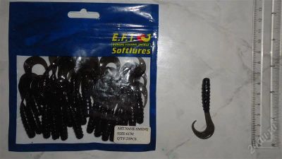 Лот: 2491677. Фото: 1. Твистеры уп.№ 10 E.F.T.Softlures... Прикормки, приманки