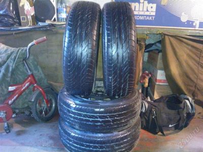 Лот: 1836570. Фото: 1. Летняя резина Dunlop EC201 185... Шины на дисках