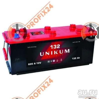 Лот: 13288627. Фото: 1. Аккумулятор UNIKUM 132 А/Ч, Прямая... Аккумуляторы