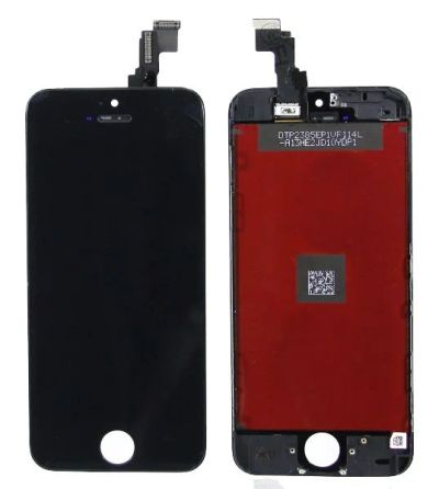 Лот: 11769365. Фото: 1. Дисплей iPhone 5C в сборе Черный... Дисплеи, дисплейные модули, тачскрины
