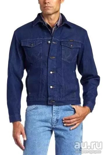 Лот: 8206020. Фото: 1. джинсовая куртка Wrangler настоящий... Верхняя одежда