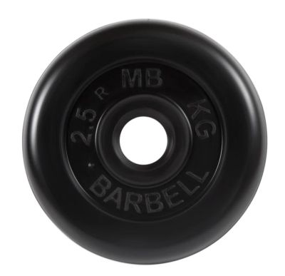 Лот: 22360688. Фото: 1. Диск обрезиненный d31мм MB Barbell... Штанги, блины