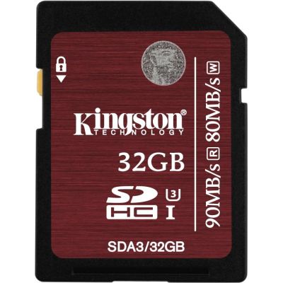Лот: 4174698. Фото: 1. Карта памяти SD HC 32 GB Kingston... Карты памяти