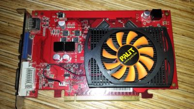 Лот: 10317248. Фото: 1. Видеоплата PCI-E 512Mb GeForce... Видеокарты