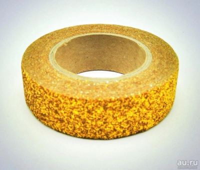 Лот: 8729639. Фото: 1. 🌕 Скотч для скрапбукинга золотистый... Скрапбукинг