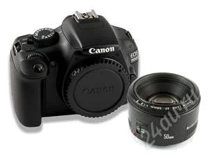 Лот: 1785346. Фото: 1. Canon EOS 1100D Body (or + 50mm... Цифровые зеркальные