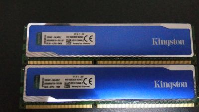 Лот: 11740606. Фото: 1. Память DDR III 1600 2x4Gb (Blu... Оперативная память