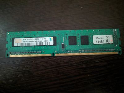 Лот: 13956996. Фото: 1. Hynix DDR3 4GB PC3-12800 1600MHz. Оперативная память
