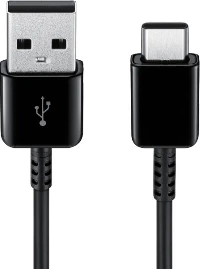 Лот: 22025732. Фото: 1. Кабель Samsung Type-C, черный. Дата-кабели, переходники
