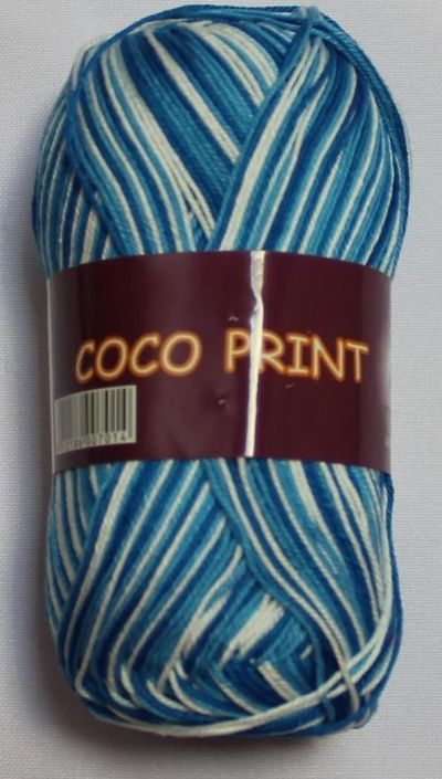 Лот: 11167606. Фото: 1. Пряжа Сосо Print состав 100% хлопок... Ткани, нитки, пряжа