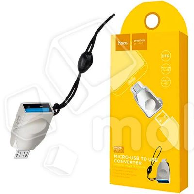 Лот: 18914220. Фото: 1. Адаптер MicroUSB - OTG Hoco UA10... Дата-кабели, переходники