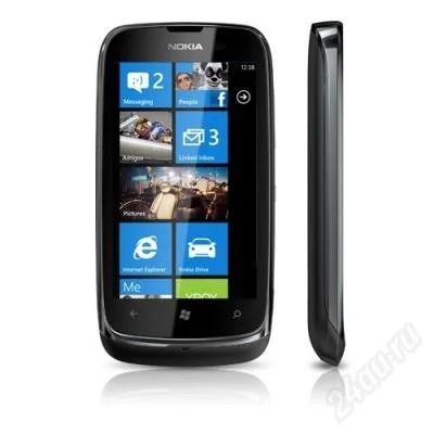 Лот: 3369753. Фото: 1. Nokia Lumia 610 черный. Смартфоны