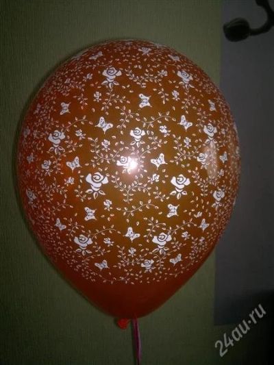 Лот: 2881895. Фото: 1. Гелиевый шар с рисунком. Другое (ручная работа)