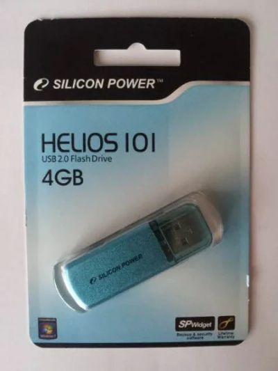 Лот: 4627670. Фото: 1. USB Flash 4Gb Silicon Power Helios... USB-флеш карты