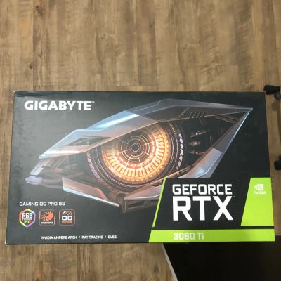 Лот: 19847408. Фото: 1. Видеокарта gigabyte rtx 3060Ti... Видеокарты