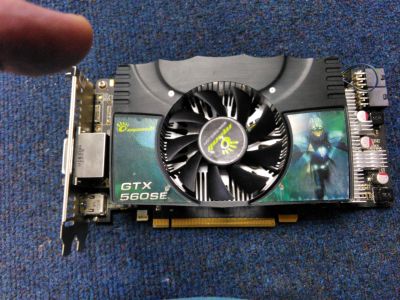 Лот: 14768040. Фото: 1. GTX 560SE 1Gb Manli. Видеокарты