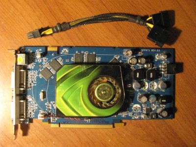 Лот: 3098485. Фото: 1. Видеокарта Chaintech GeForce 7950... Видеокарты