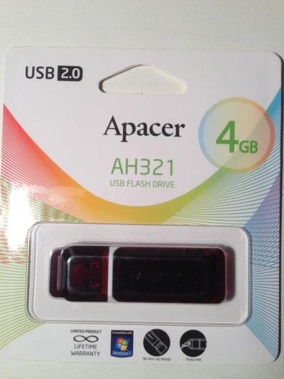 Лот: 6278187. Фото: 1. Флешка 4 Gb. USB-флеш карты
