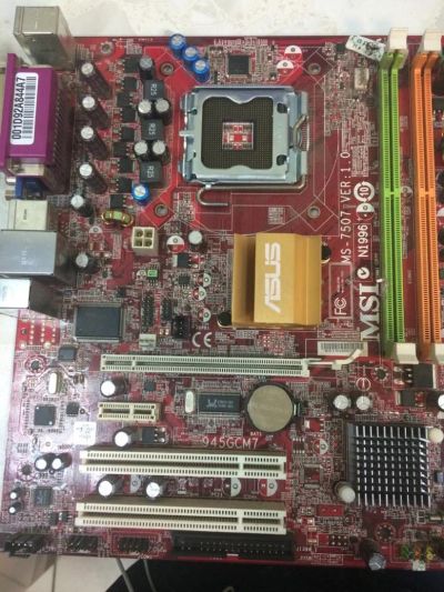 Лот: 8642446. Фото: 1. С гарантией! 775 Сокет MSI MS-7507... Материнские платы