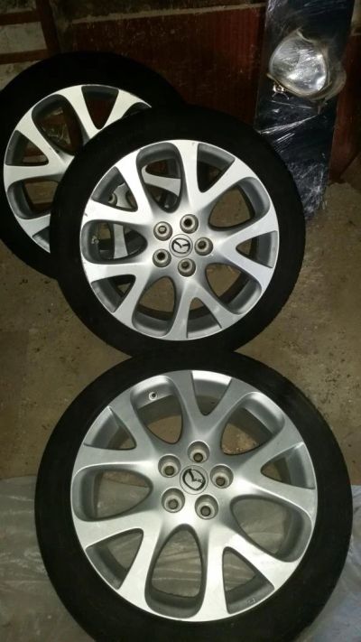 Лот: 9188435. Фото: 1. 225/45/R18 Dunlop диски Mazda6... Диски