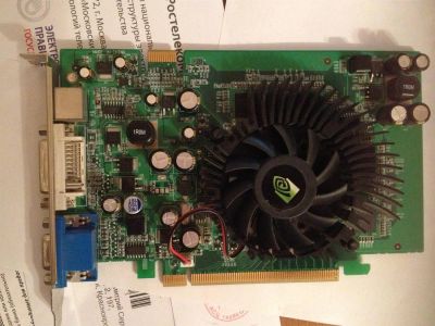 Лот: 3407097. Фото: 1. Видеокарта GeForce 8600GT 128bit... Видеокарты