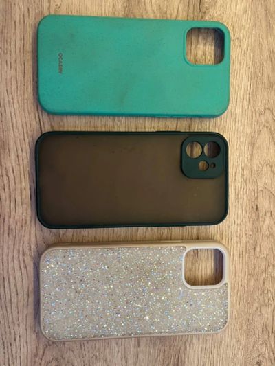 Лот: 25203090. Фото: 1. Чехол на Айфон 12 iPhone (три... Чехлы, бамперы