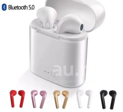 Лот: 19379764. Фото: 1. Беспроводные Bluetooth наушники... Наушники, гарнитуры